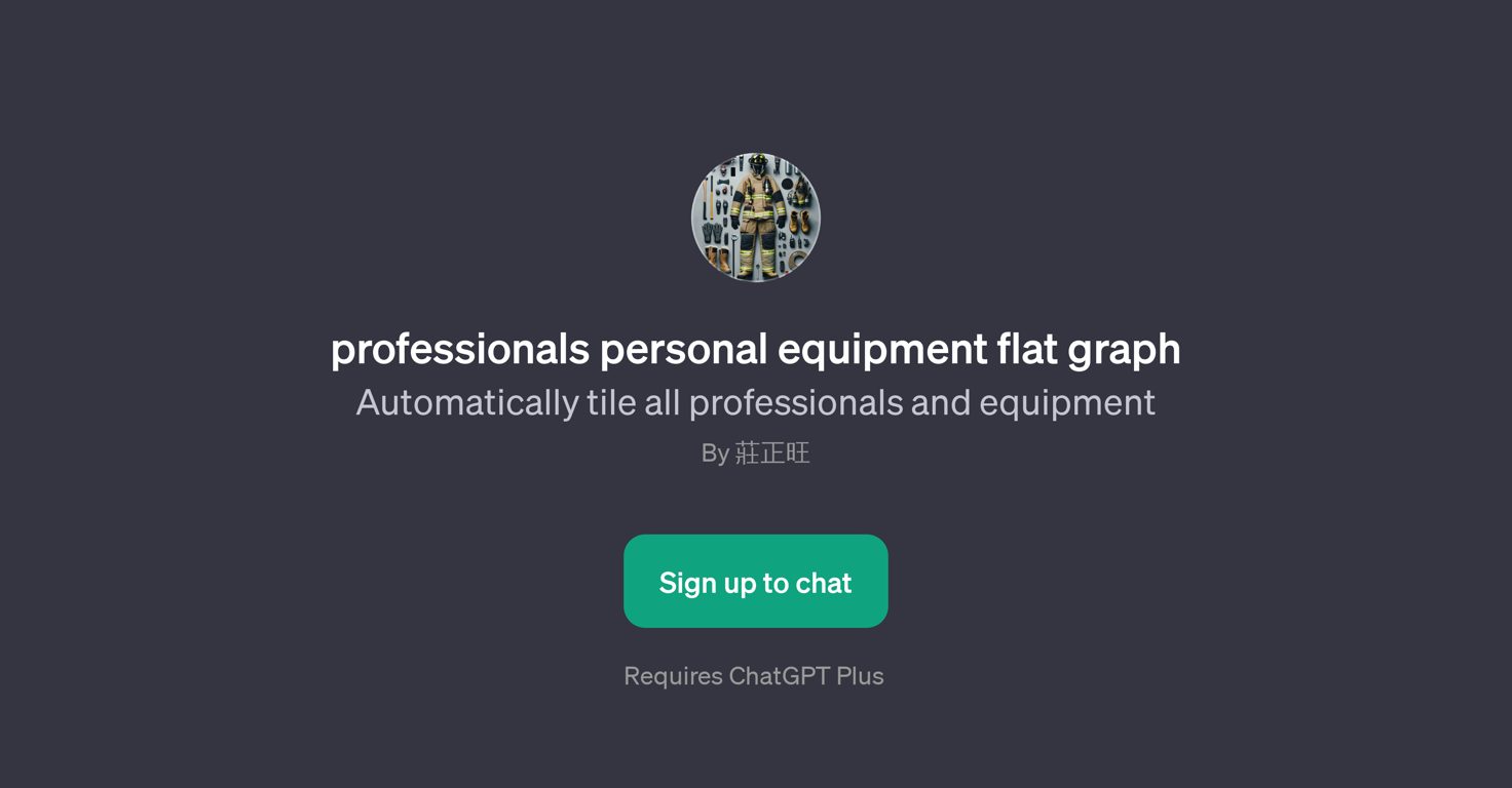 Professionals Personal Equipment Flat Graph website