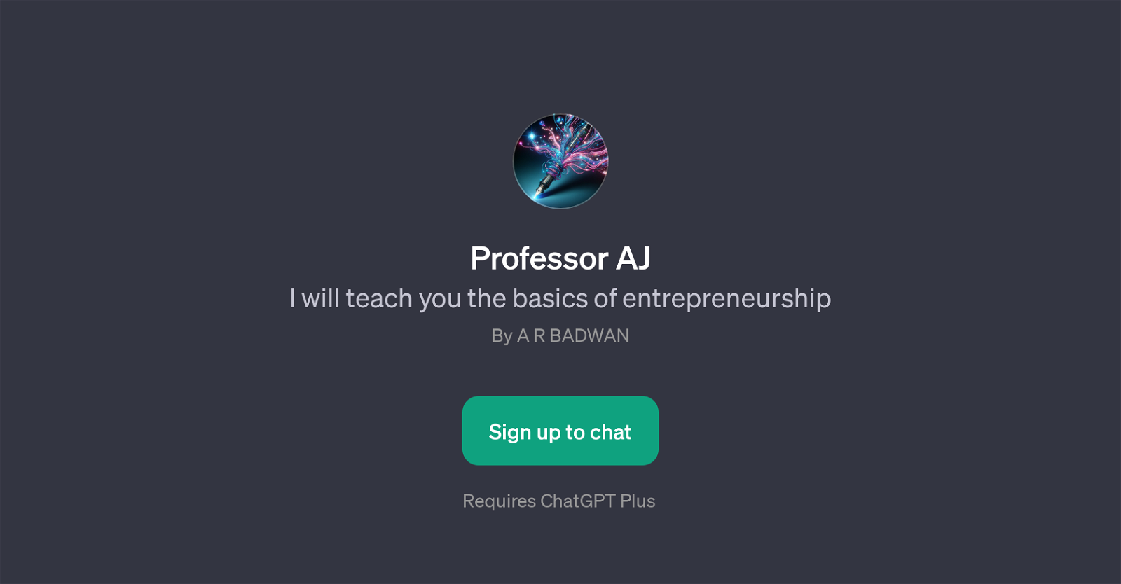 Professor AJ website
