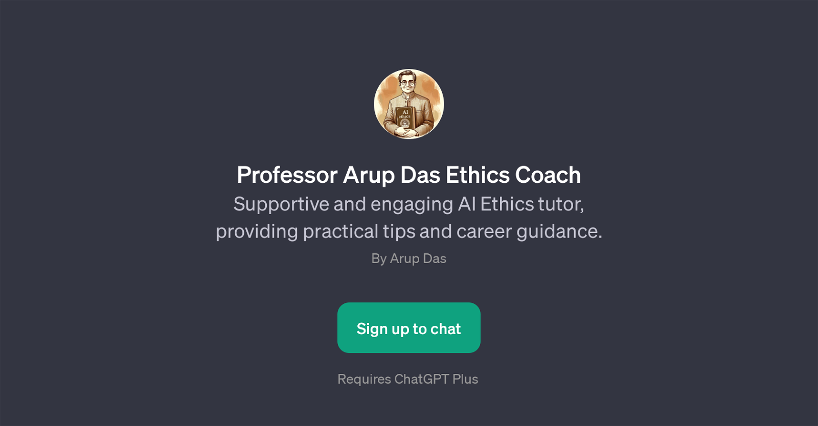 Professor Arup Das Ethics Coach website