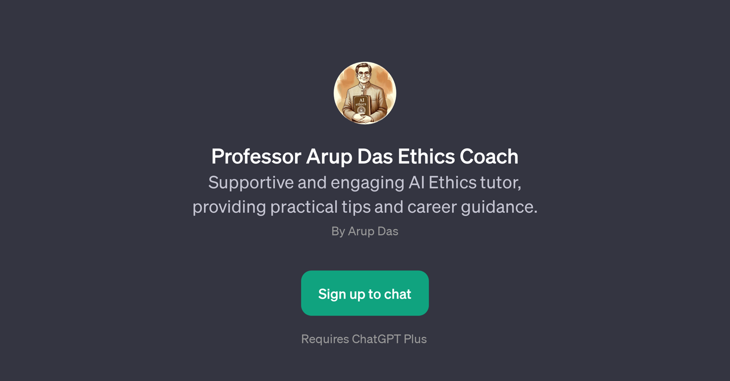 Professor Arup Das Ethics Coach website