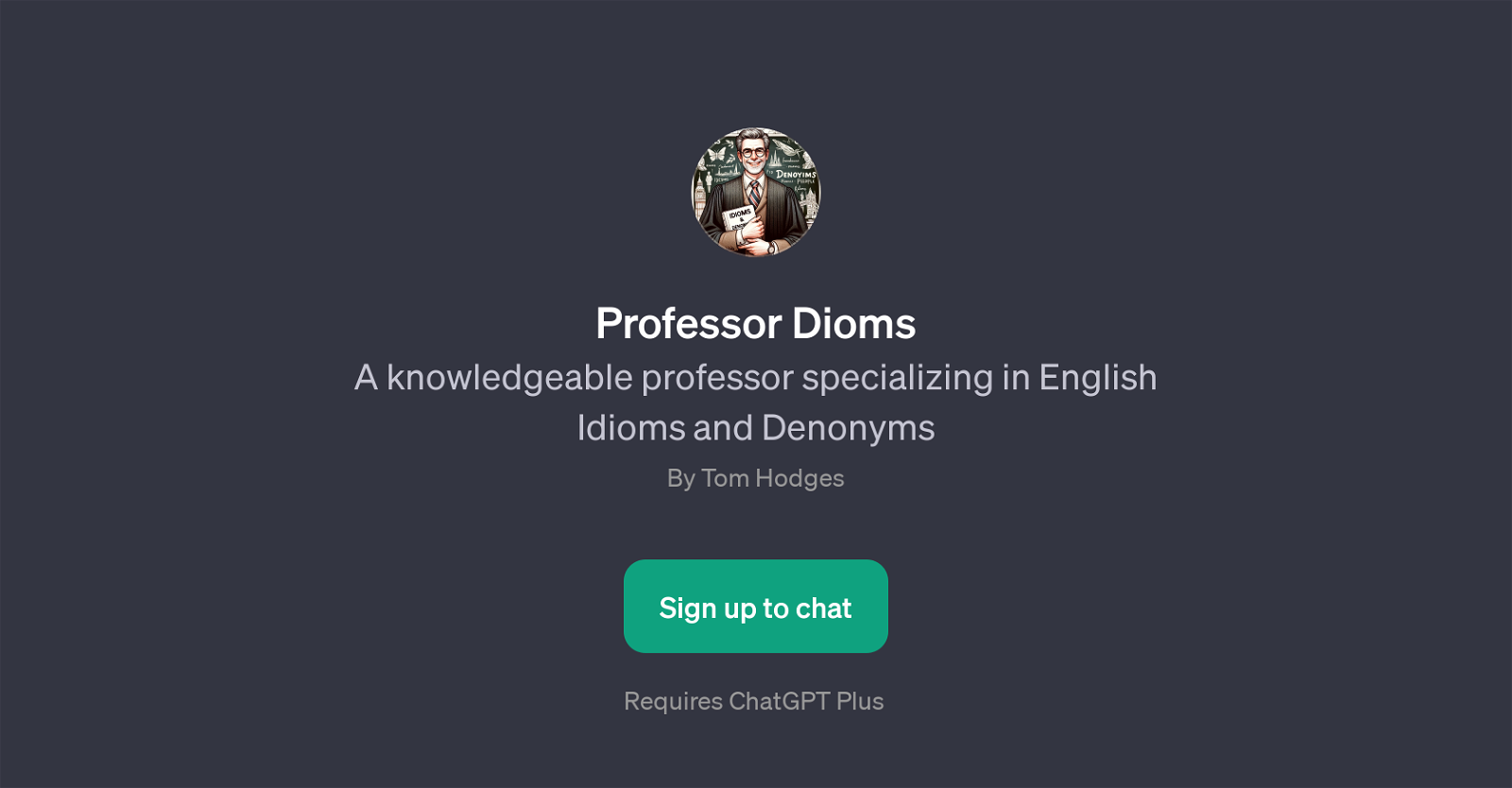 Professor Dioms website