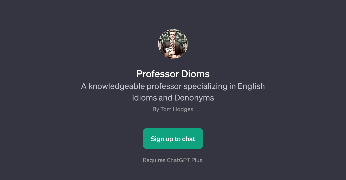 Professor Dioms website