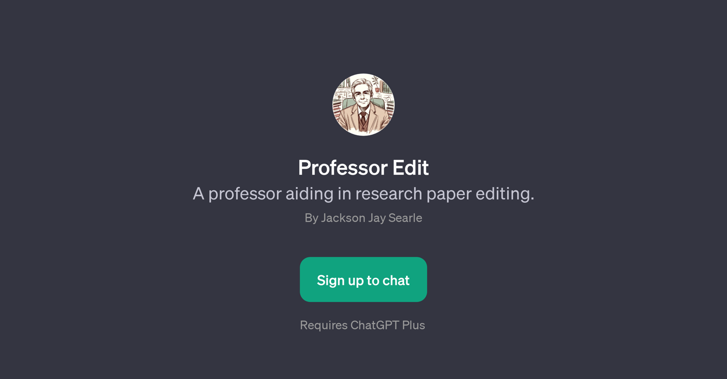 Professor Edit website