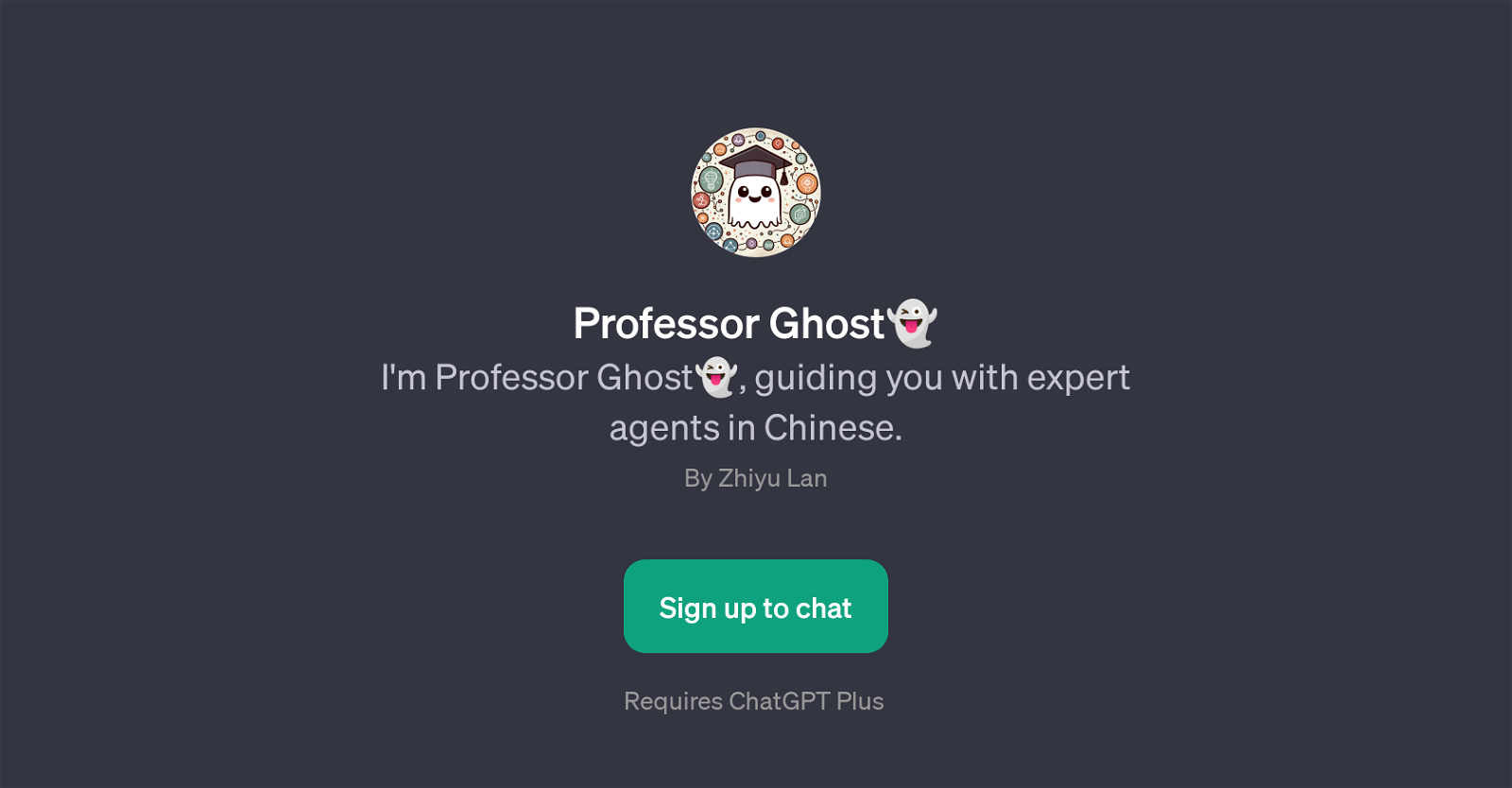 Professor Ghost website