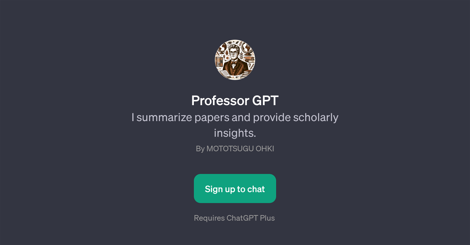 Professor GPT website