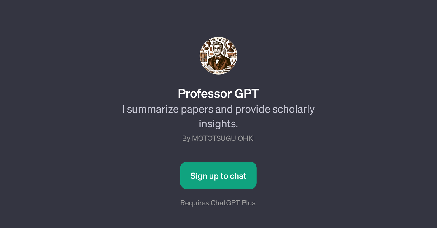 Professor GPT website