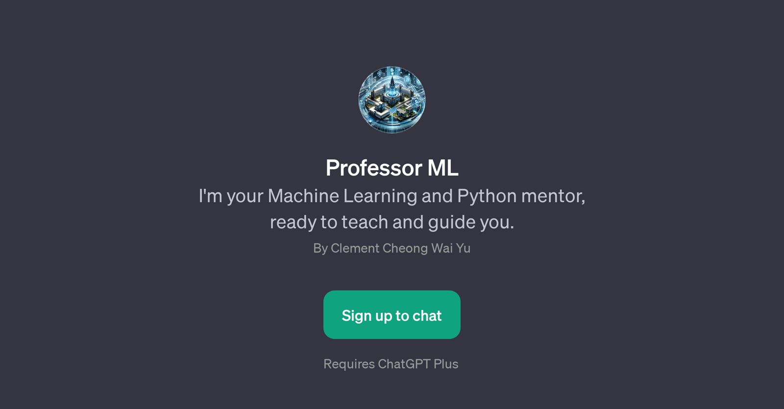 Professor ML website