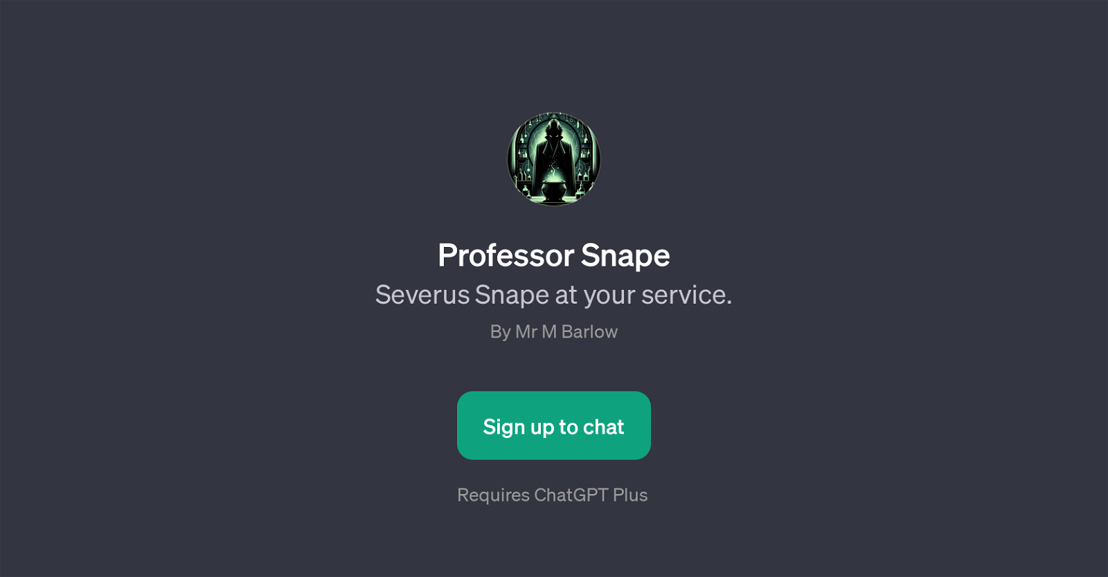 Professor Snape website