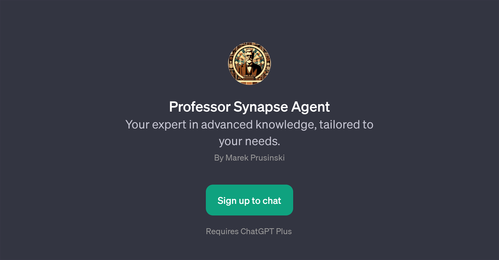 Professor Synapse Agent website