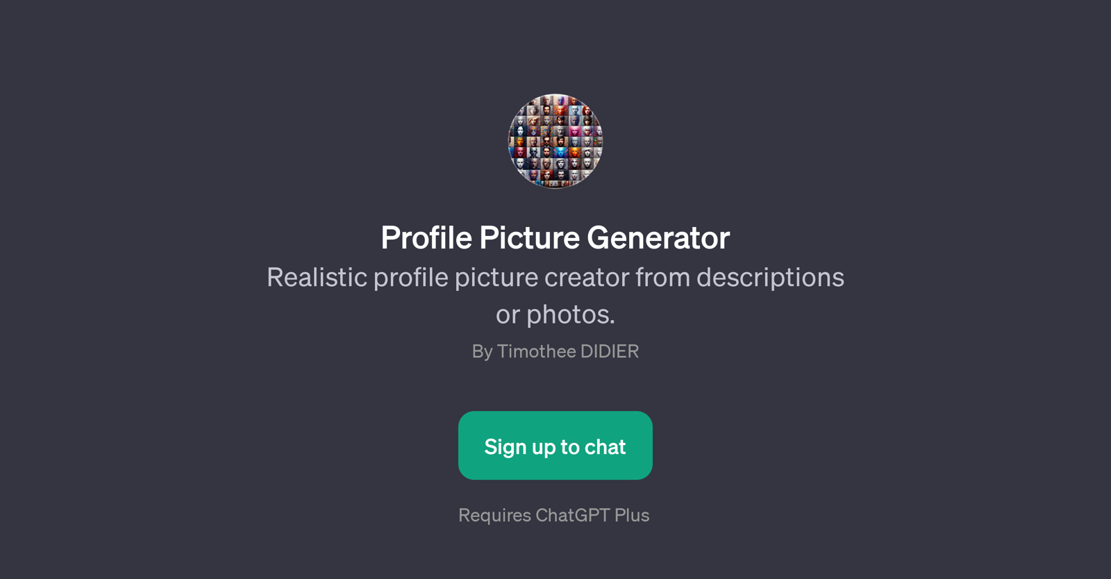 Profile Picture Generator website