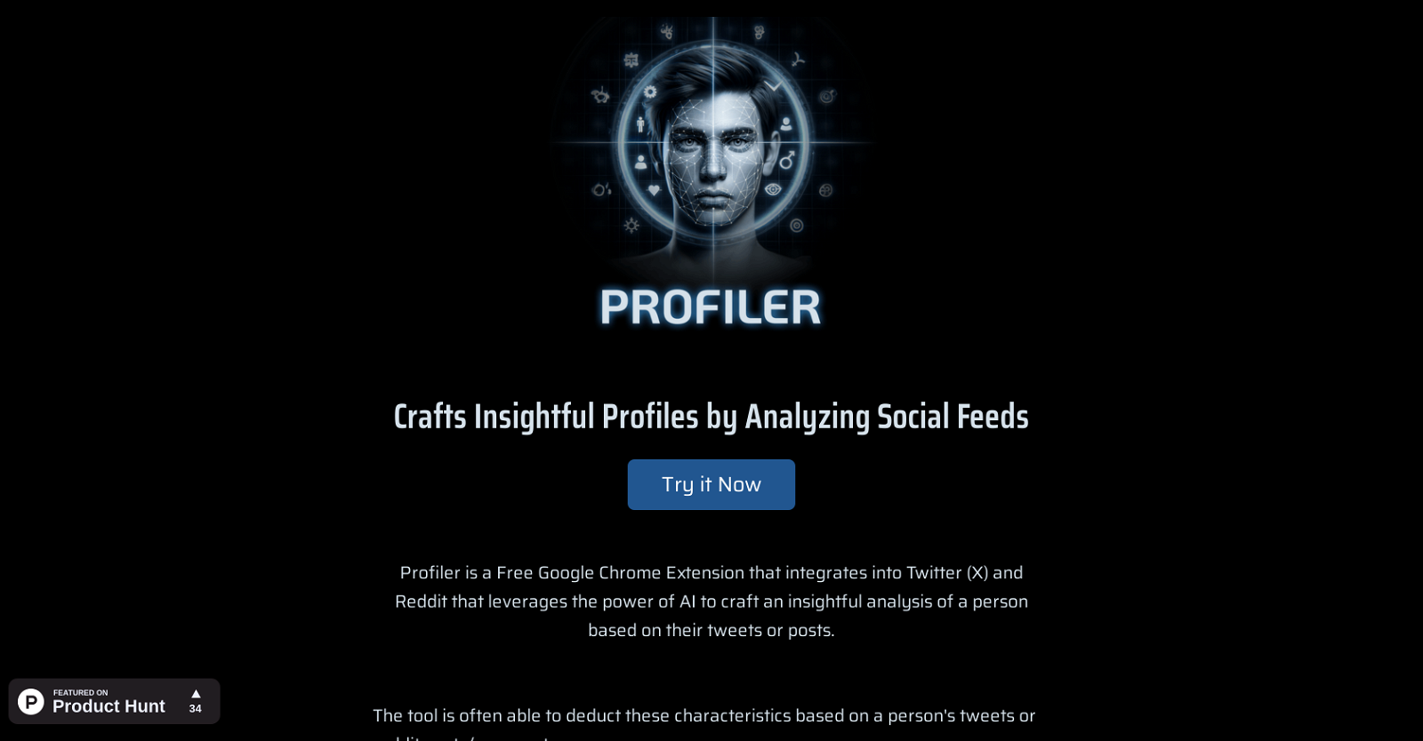 Profiler website