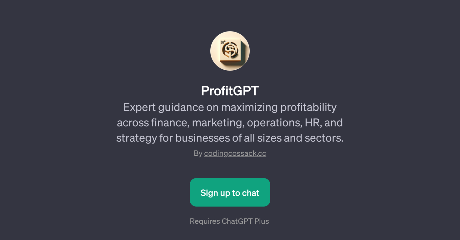 ProfitGPT website