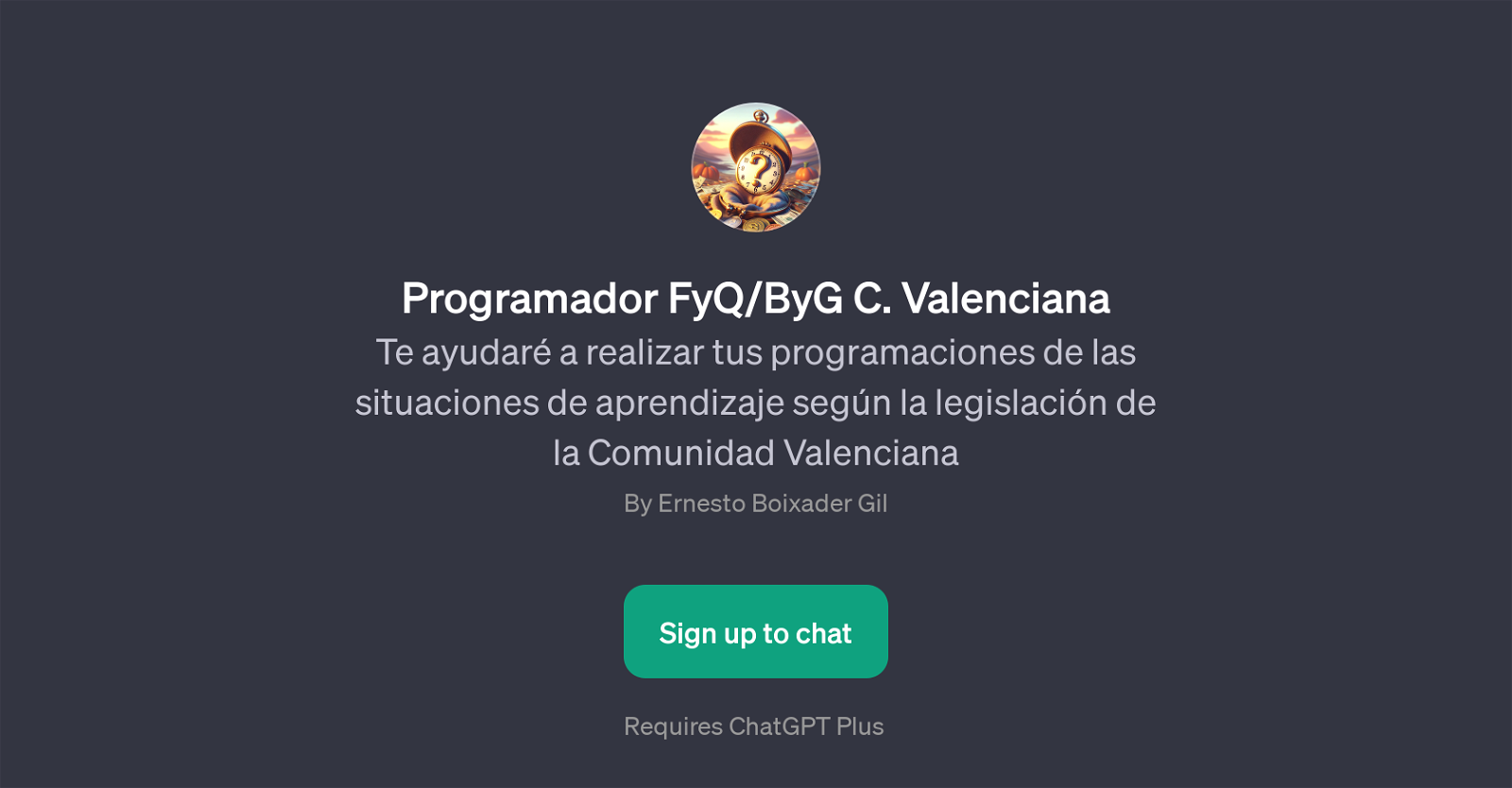 Programador FyQ/ByG C. Valenciana website