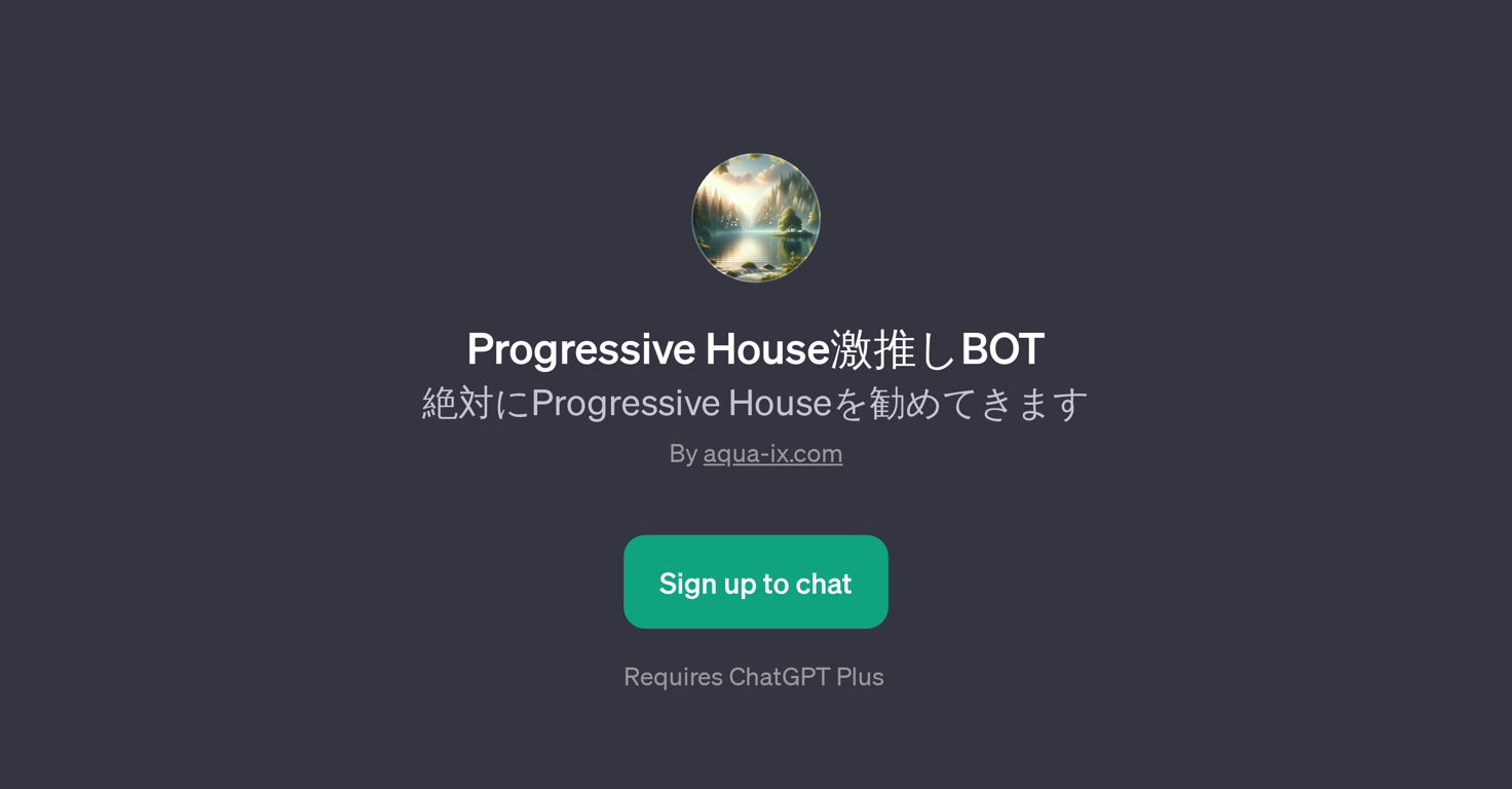 Progressive HouseBOT website