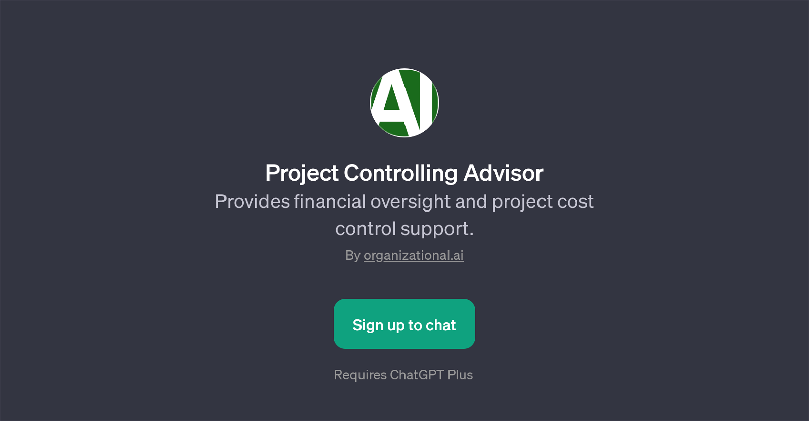 Project Controlling Advisor website