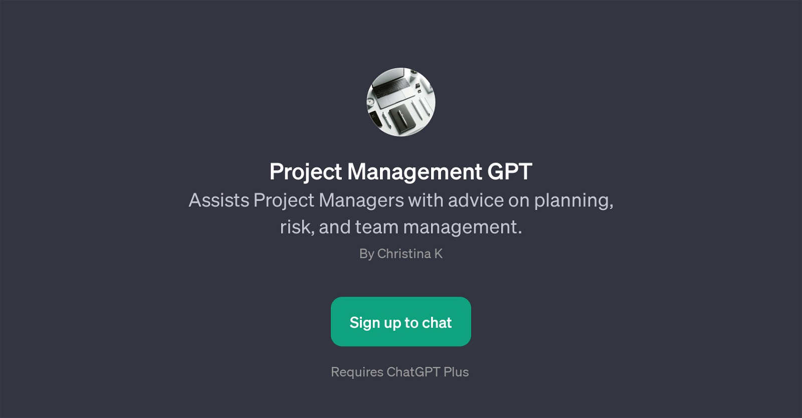 Project Management GPT website