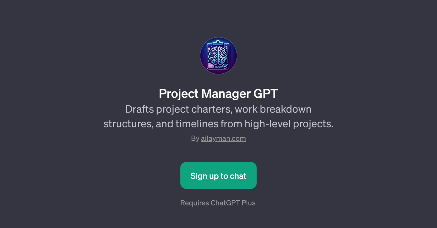 Project Manager GPT website