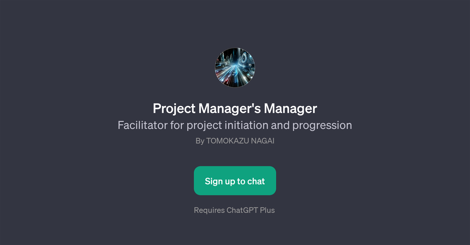 Project Manager's Manager website