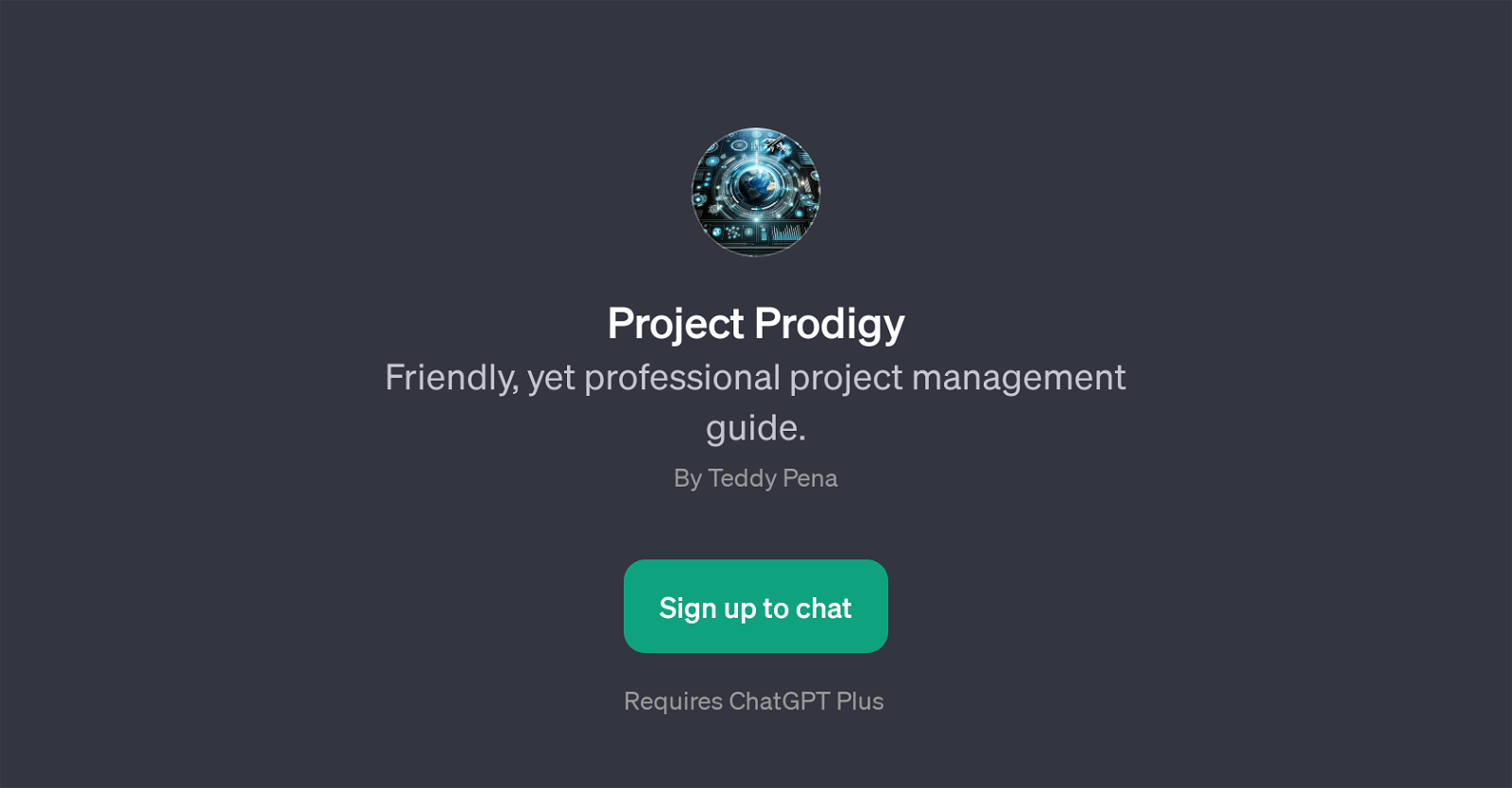 Project Prodigy website