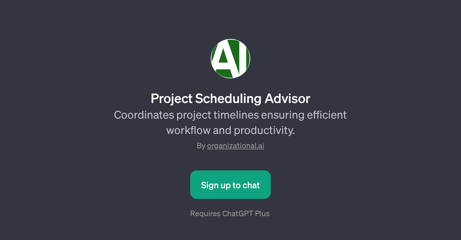 Project Scheduling Advisor website