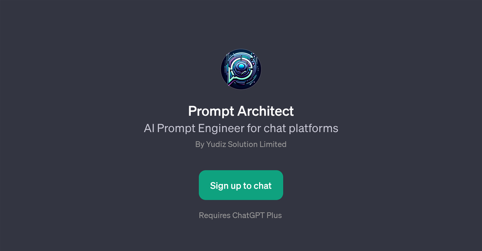 Prompt Architect website