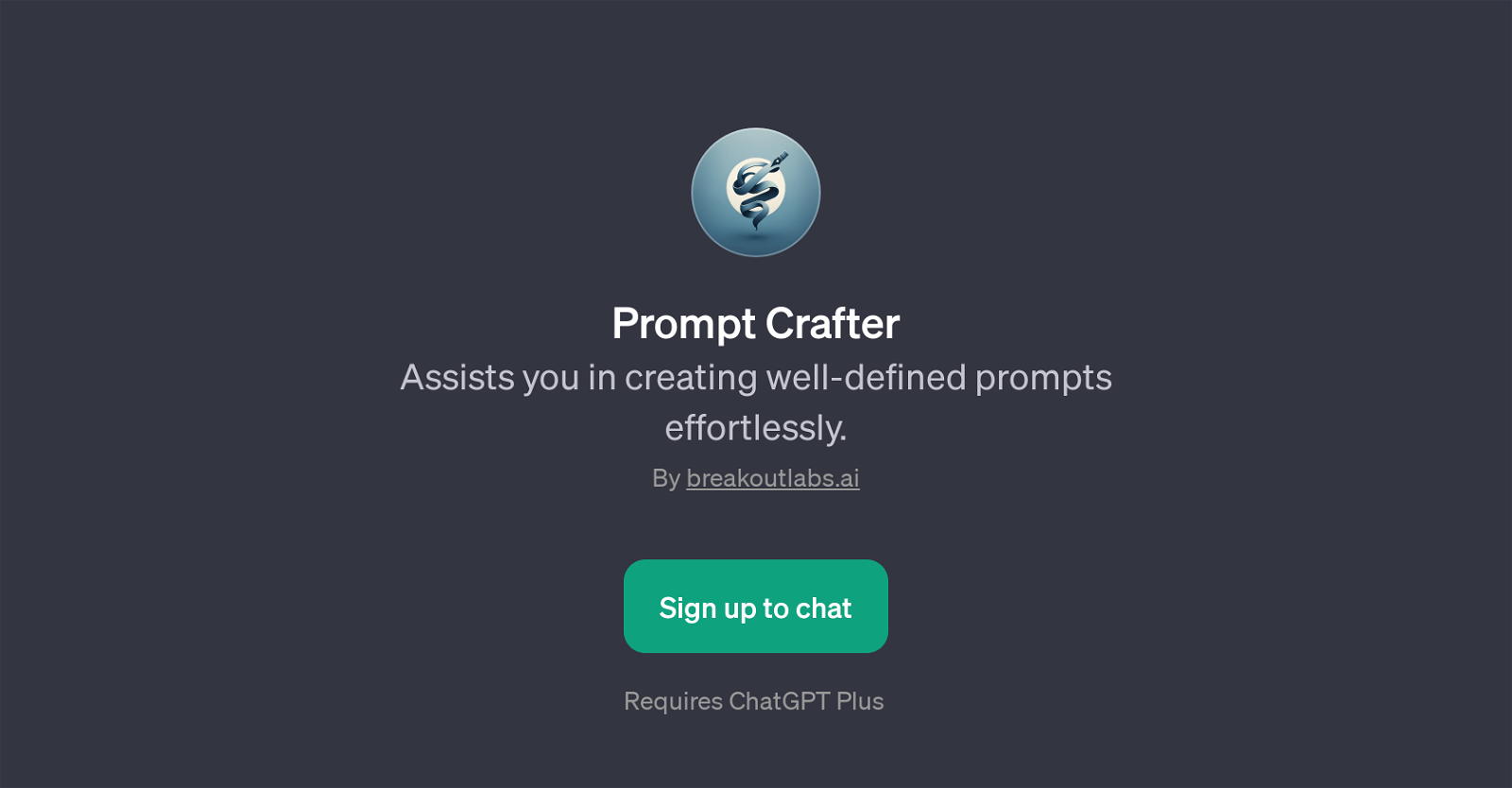 Prompt Crafter website