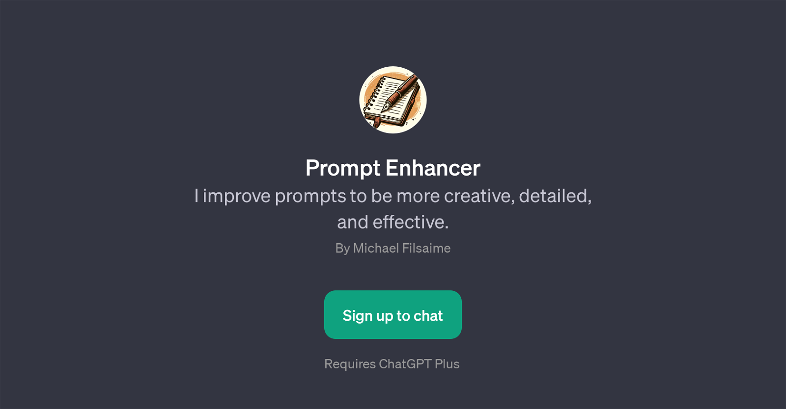 Prompt Enhancer website