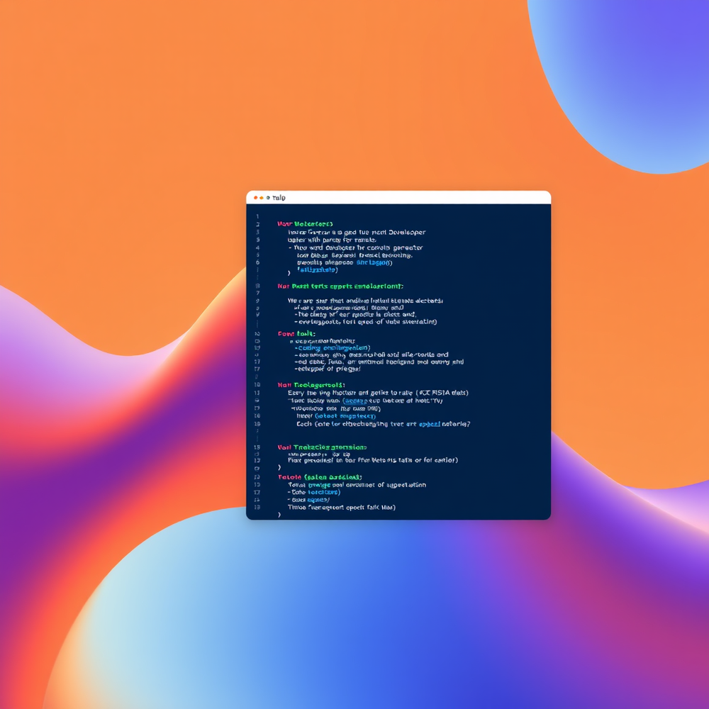 Prompt Generator For Web Developers website