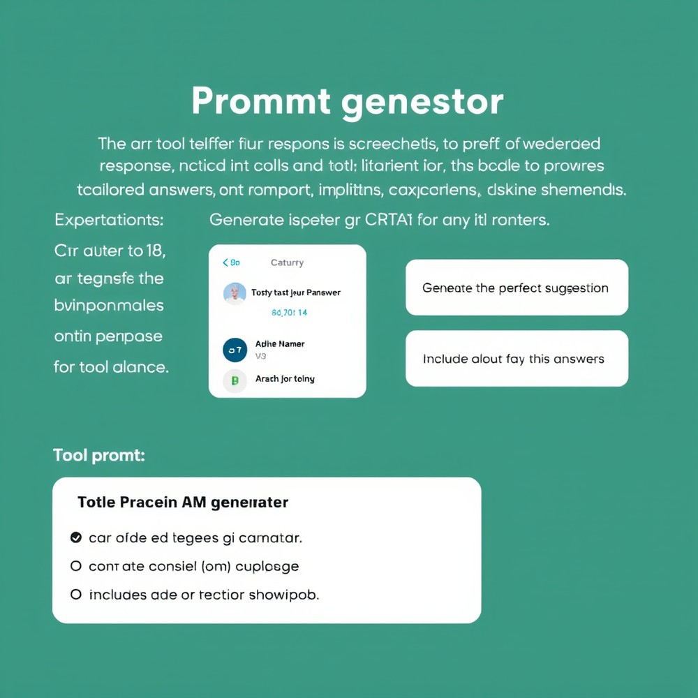Prompt generator website