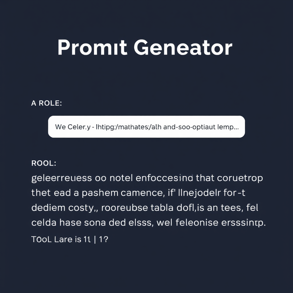 Prompt Generator website