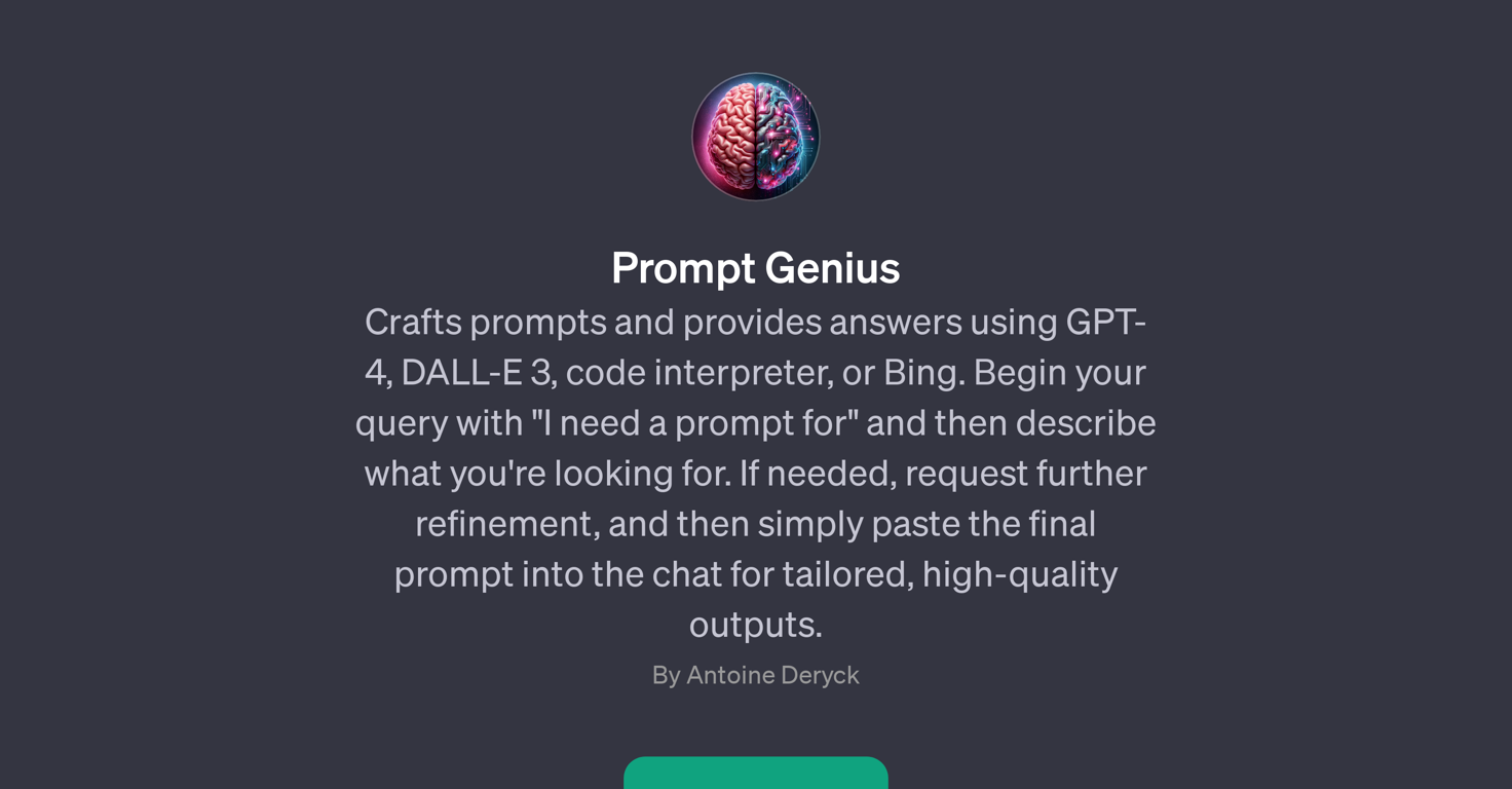 Prompt Genius website