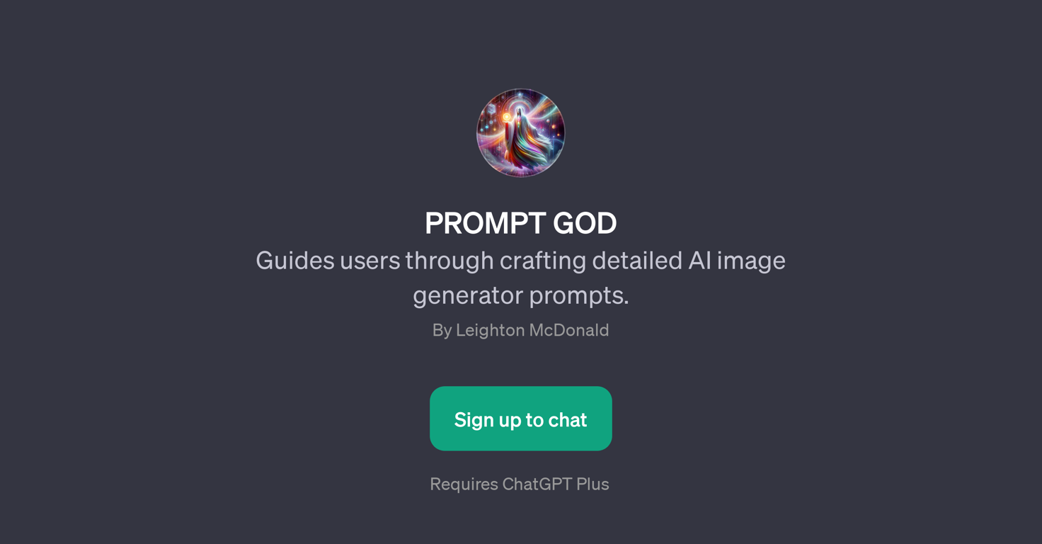 PROMPT GOD website