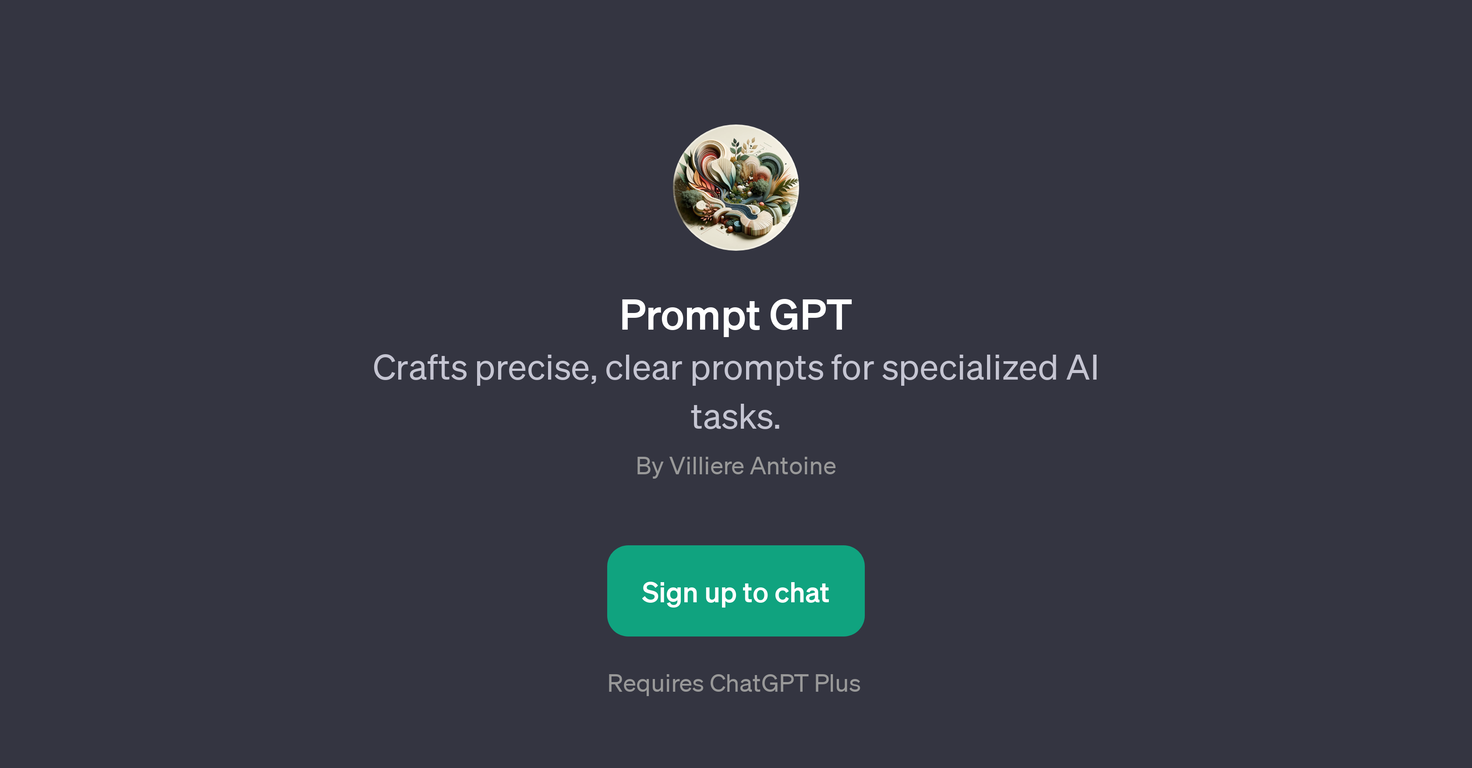 Prompt GPT website