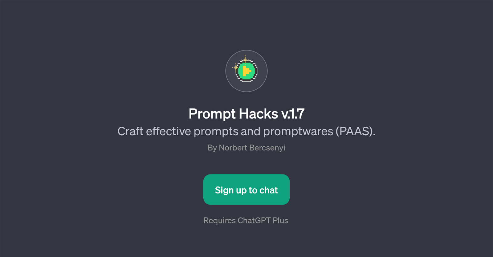 Prompt Hacks v.1.7 website