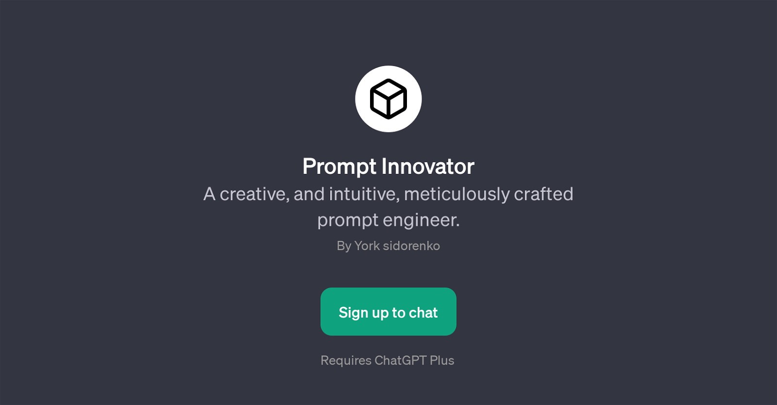 Prompt Innovator website