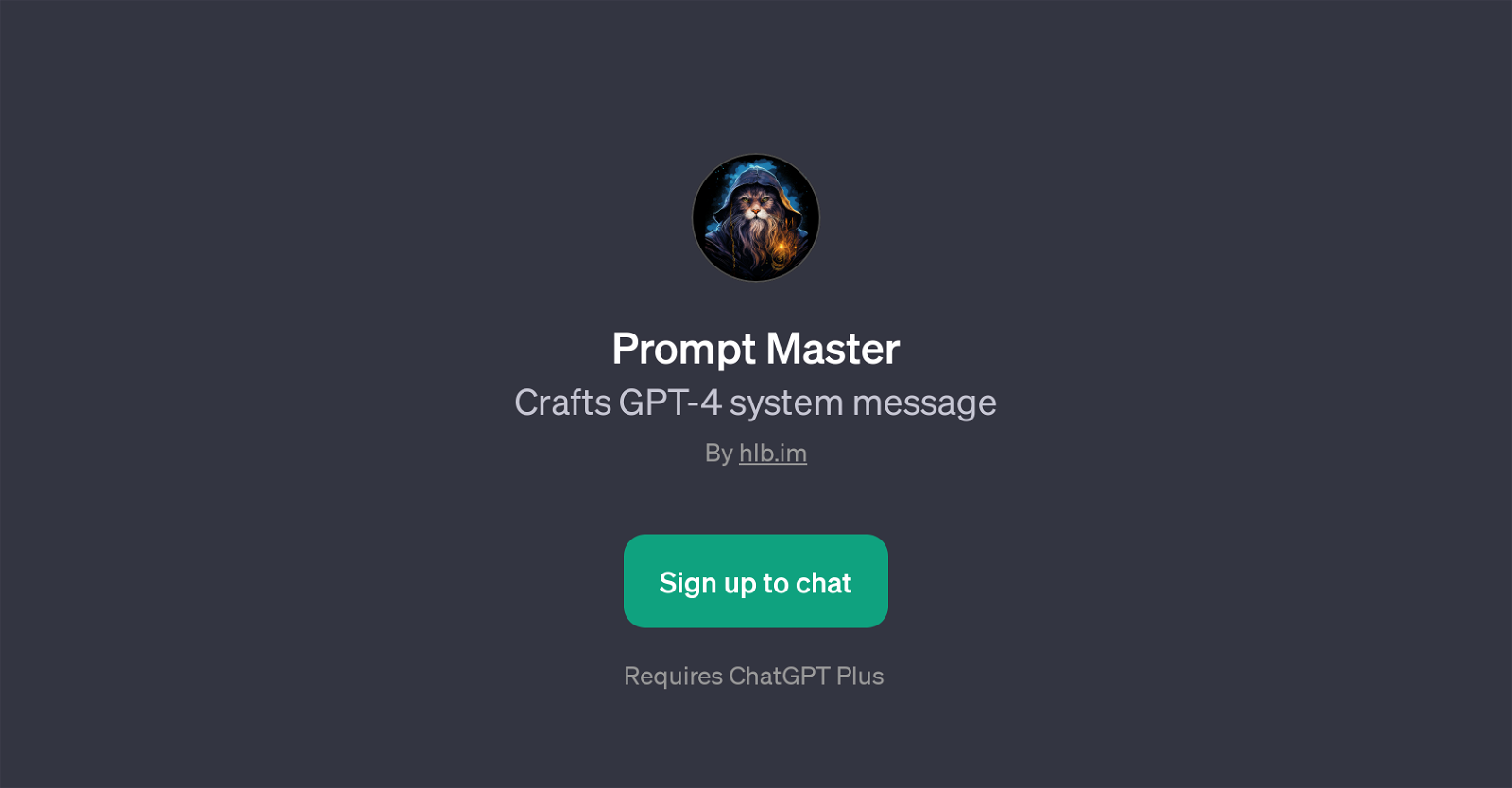 Prompt Master website