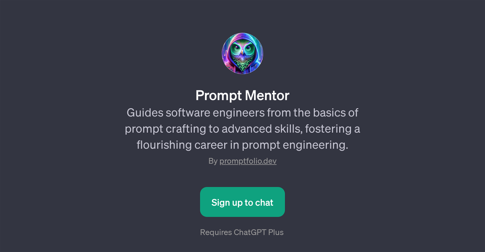 Prompt Mentor website