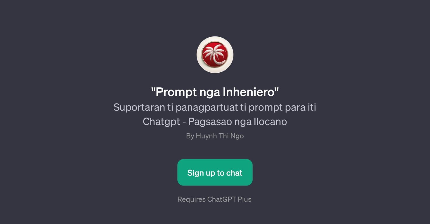 Prompt nga Inheniero website