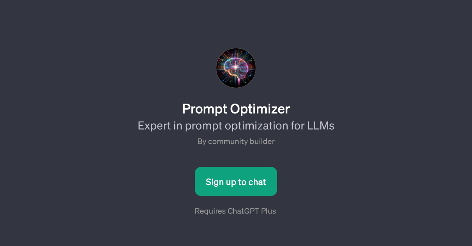 Prompt Optimizer website