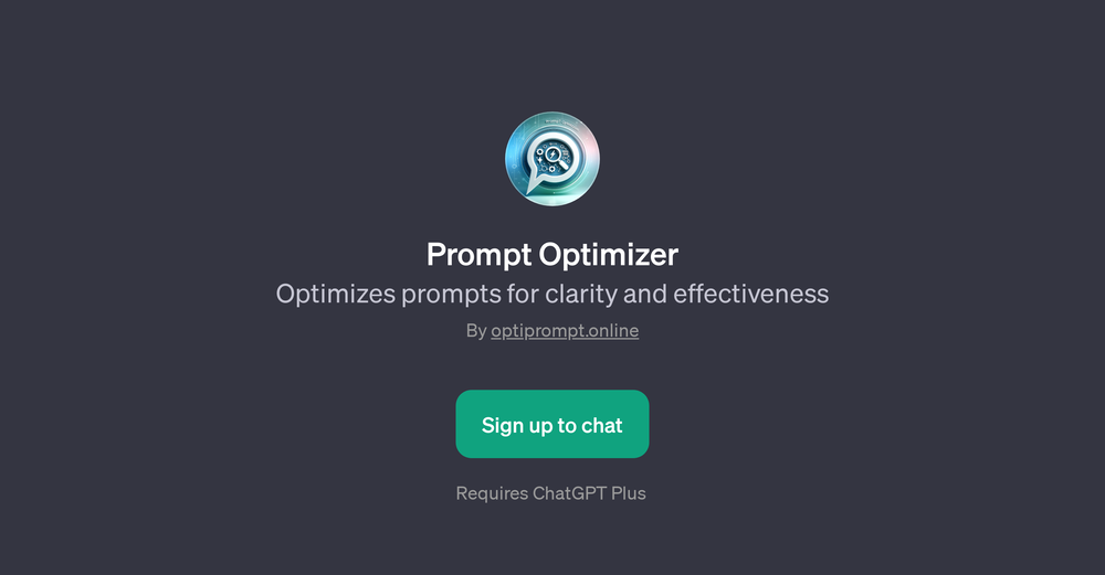 Prompt Optimizer website