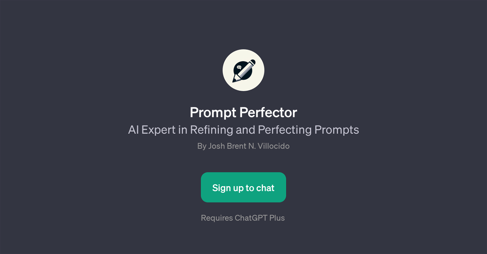 Prompt Perfector website
