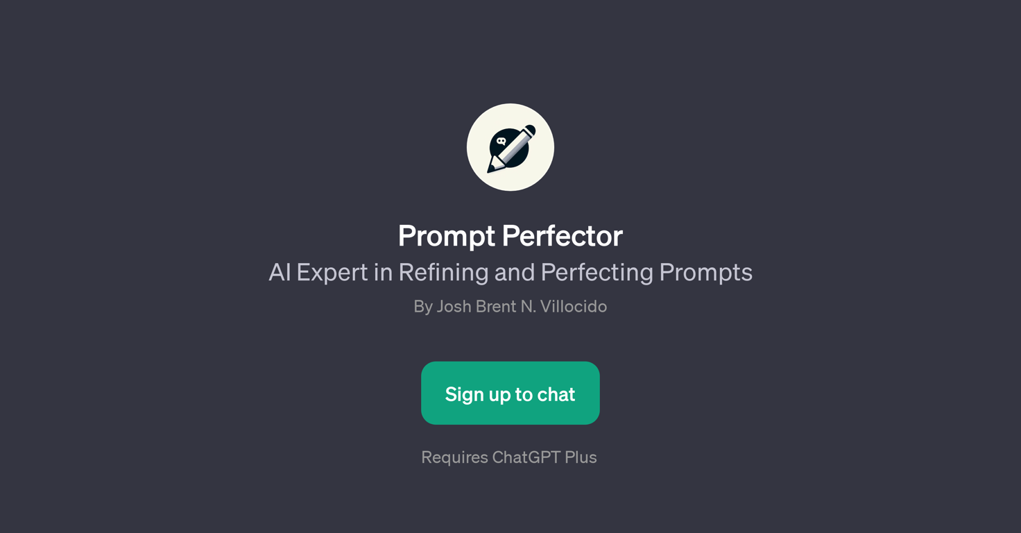 Prompt Perfector website