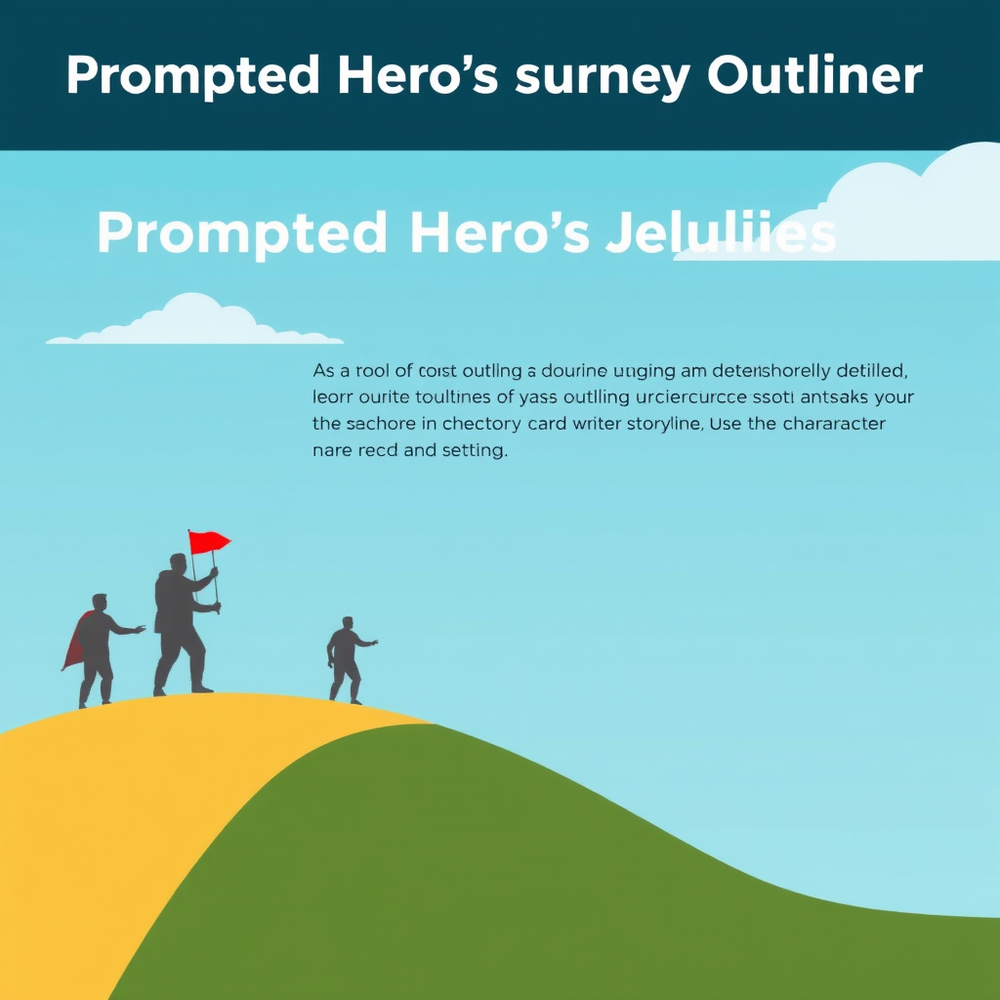 Prompted Hero's Journey Outliner website
