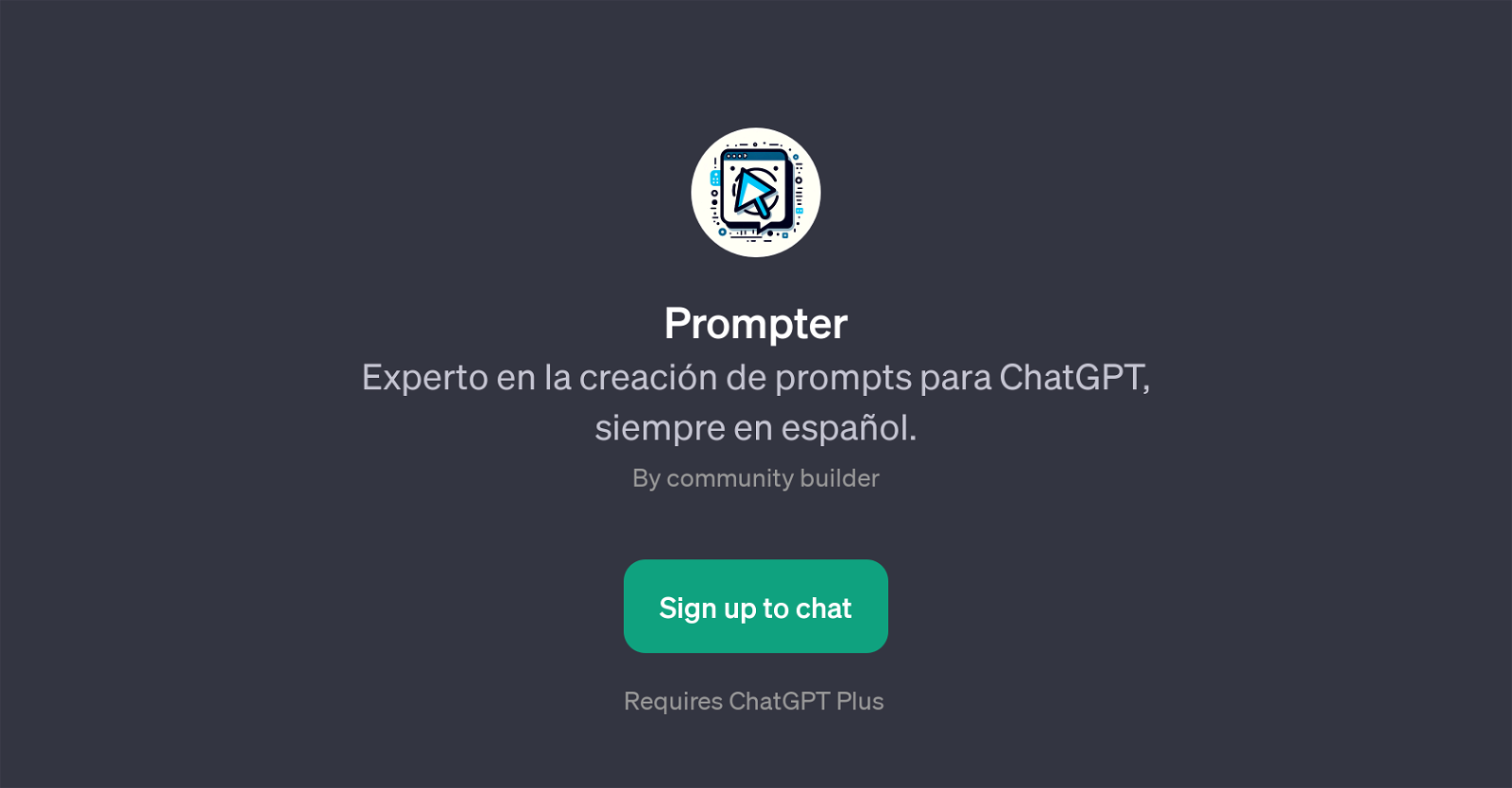 Prompter website
