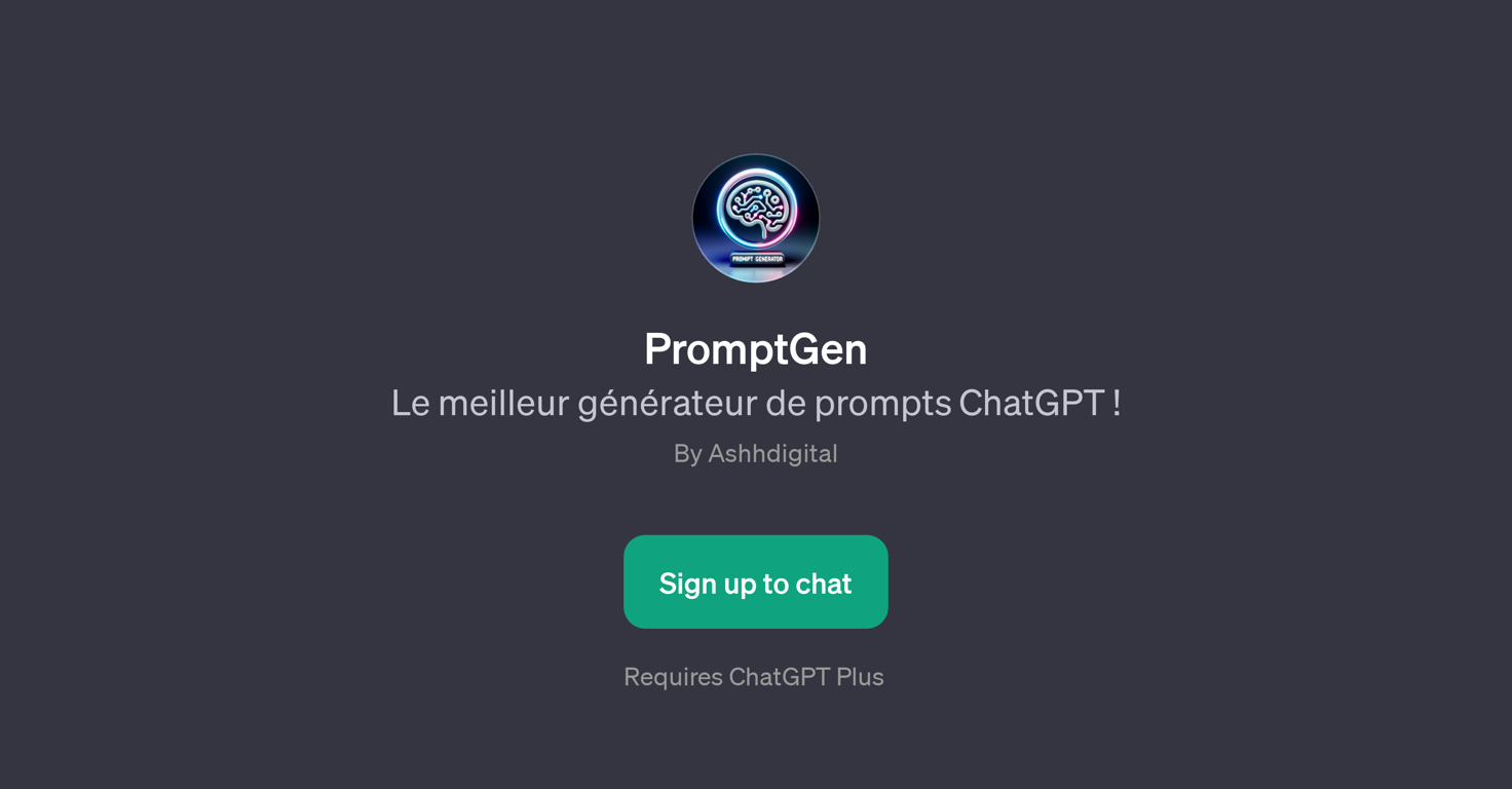 PromptGen website
