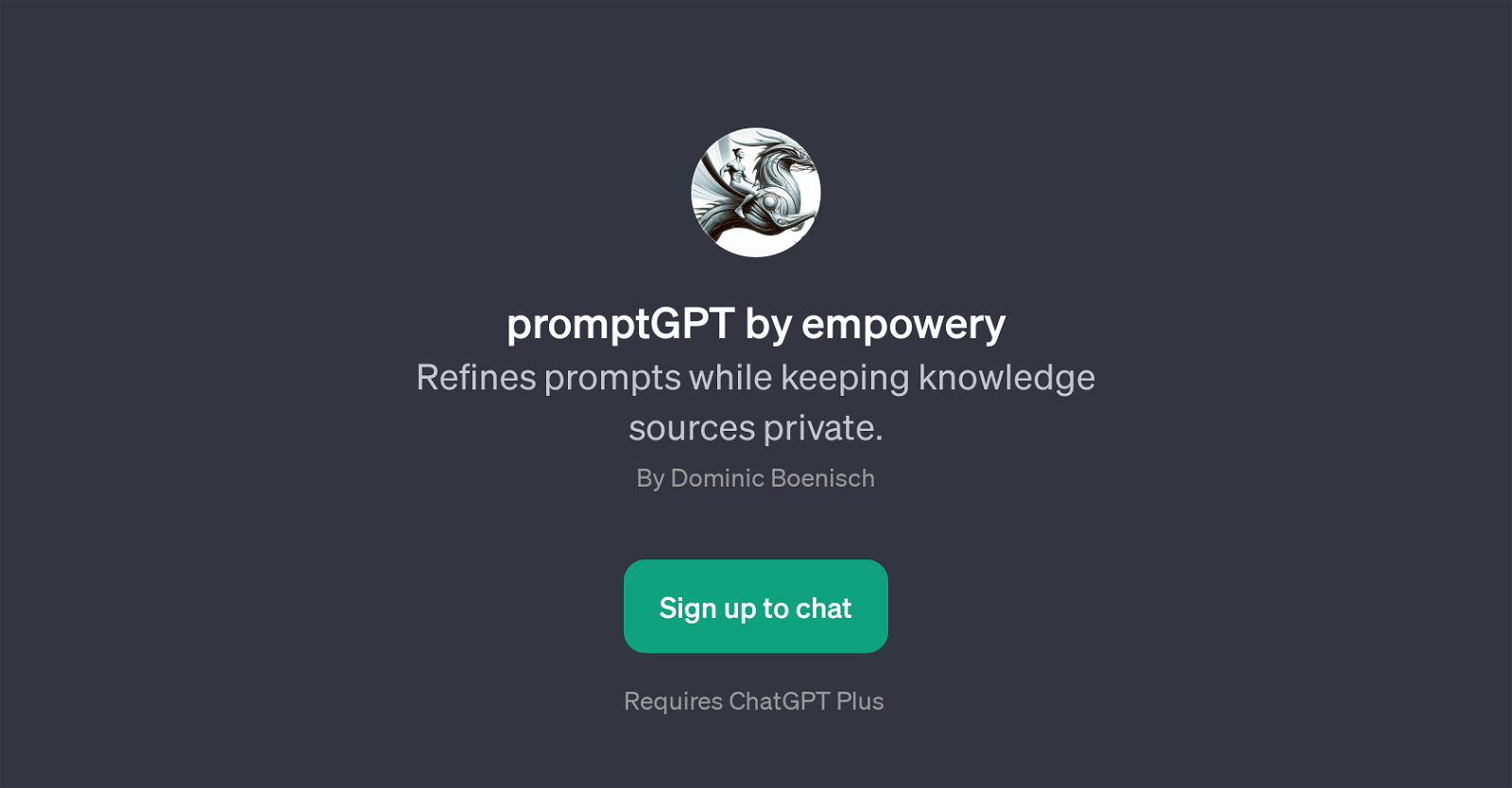 promptGPT by empowery website