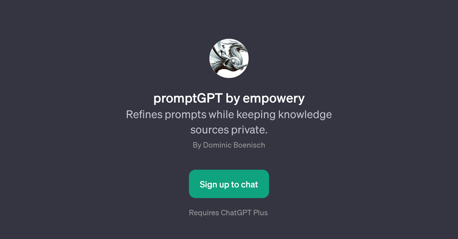 promptGPT by empowery website