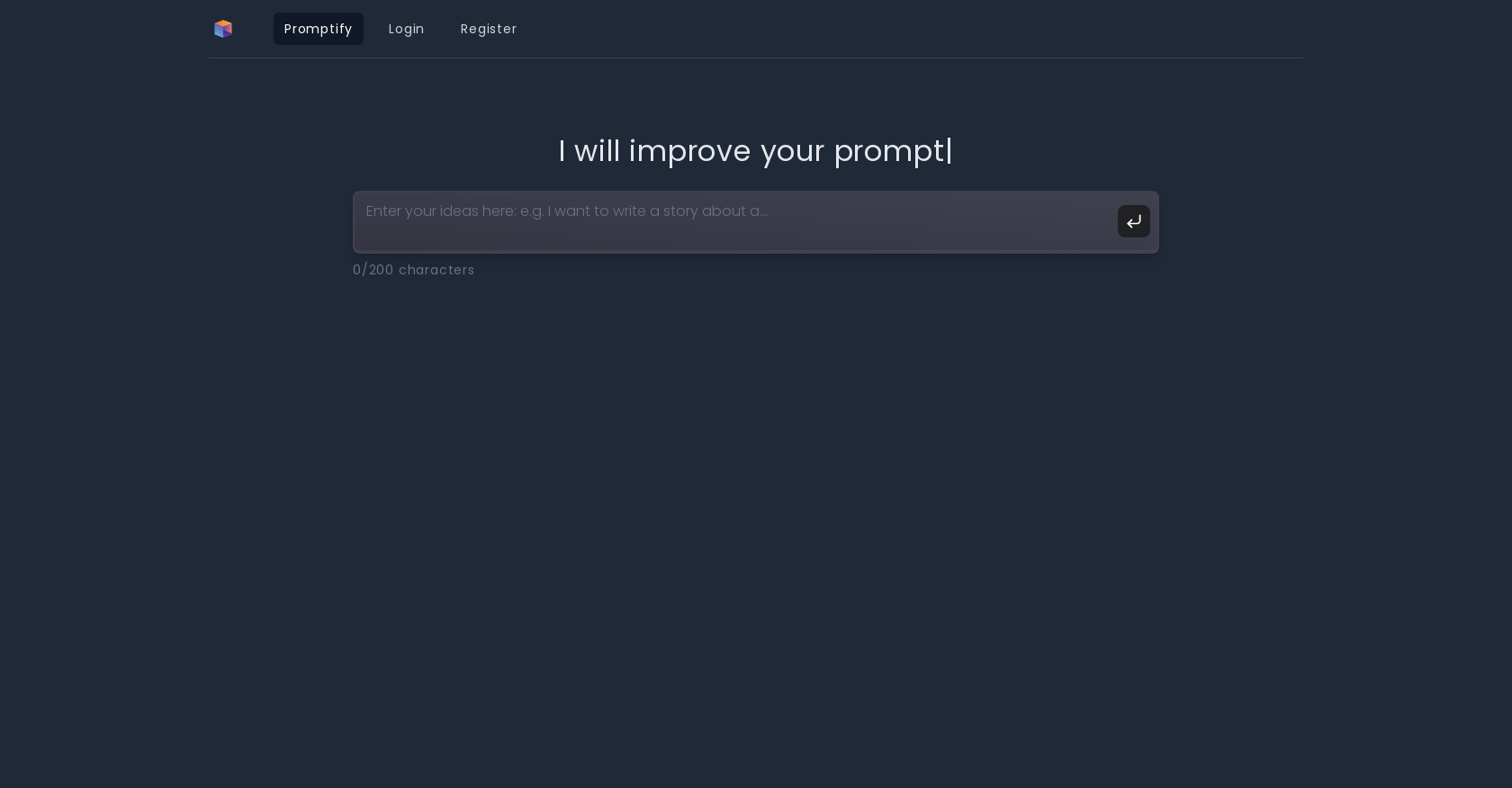 Promptify website