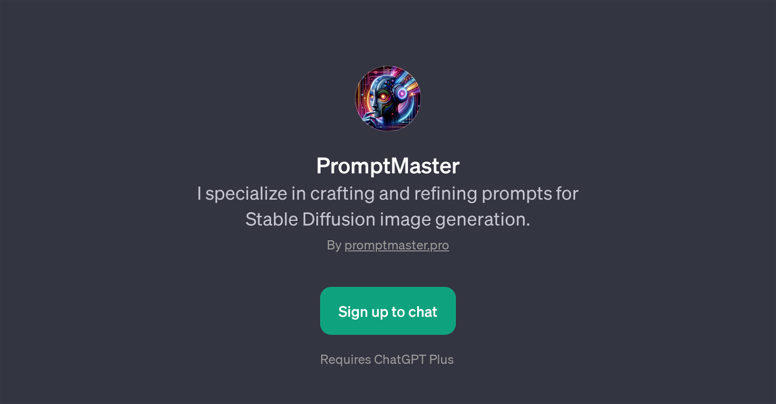 PromptMaster website
