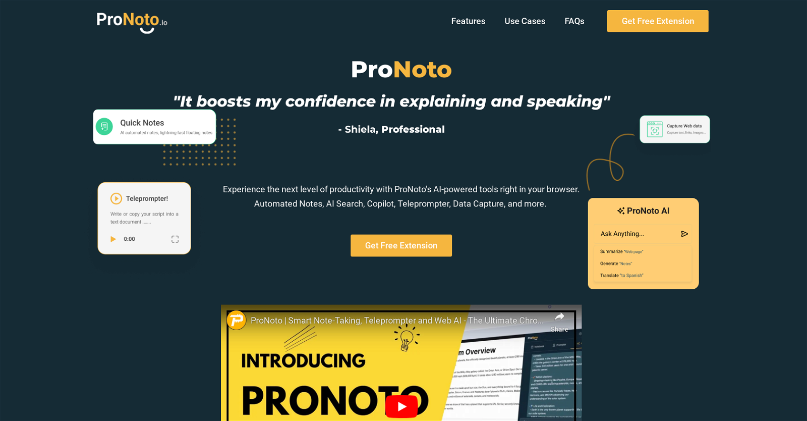ProNoto website